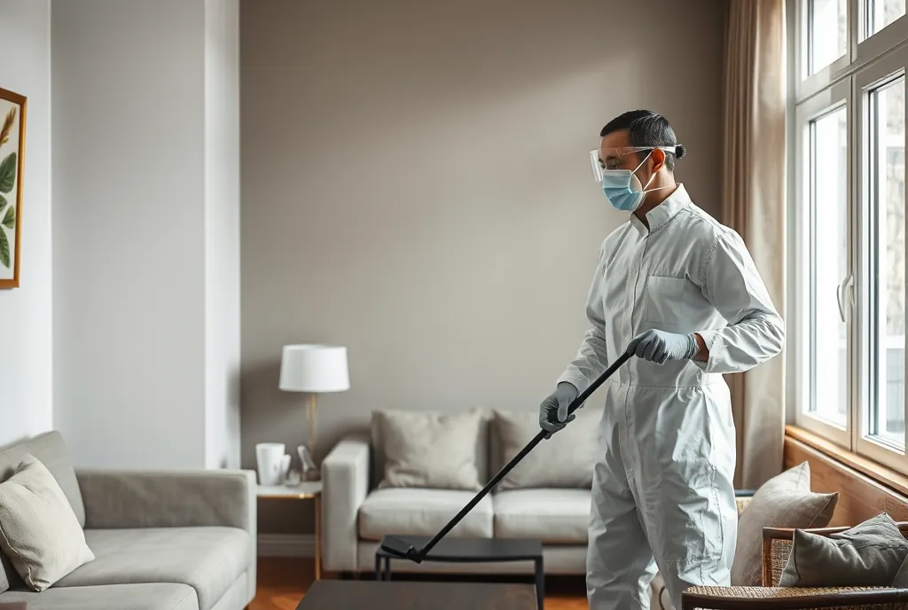 Limpieza de una vivienda con acumulación o síndrome de Diógenes